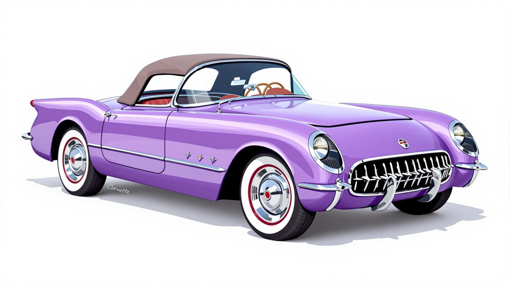 1955 Chevrolet Corvette Catalog and Classic Car Guide, Ratings and Features