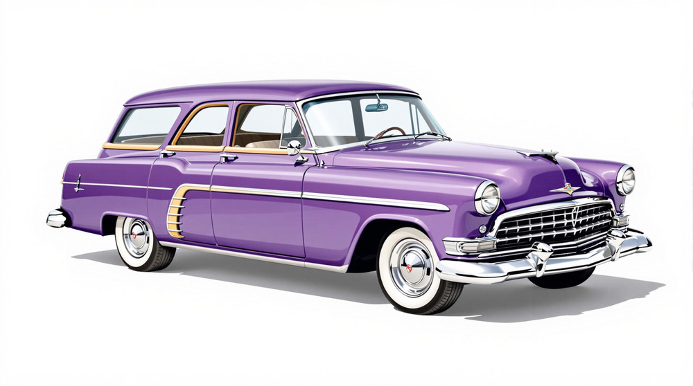 1955 Chrysler Town & Country Catalog and Classic Car Guide, Ratings and Features
