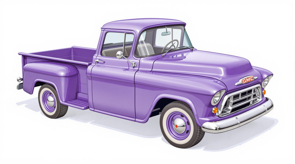 1955 Gmc Series 101-8 2nd Series Catalog and Classic Car Guide, Ratings and Features