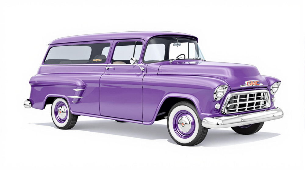 1955 Gmc Series 101 Suburban 2nd Series Catalog and Classic Car Guide, Ratings and Features