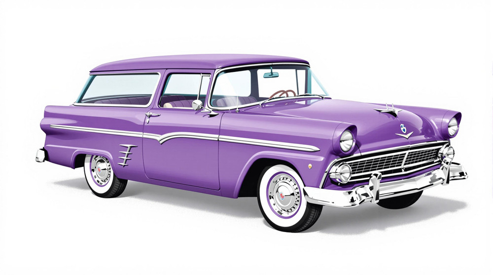 1956 Ford Country Squire Catalog and Classic Car Guide, Ratings and Features