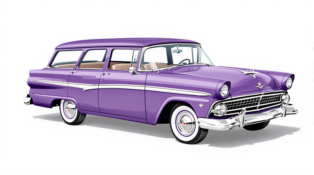 1956 Ford Park Lane Wagon Catalog and Classic Car Guide, Ratings and Features