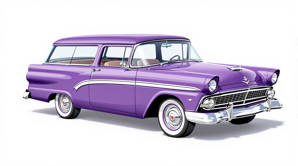 1956 Ford Ranch Wagon Catalog and Classic Car Guide, Ratings and Features