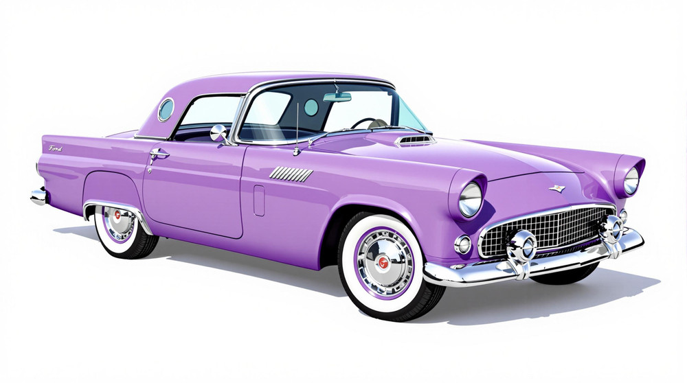 1956 Ford Thunderbird Catalog and Classic Car Guide, Ratings and Features
