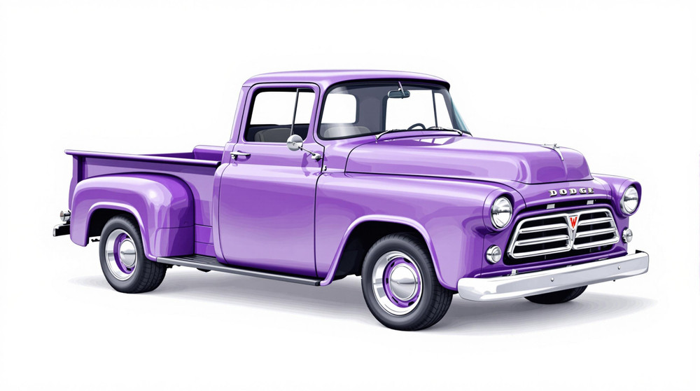 1957 Dodge W100 Pickup Catalog and Classic Car Guide, Ratings and Features