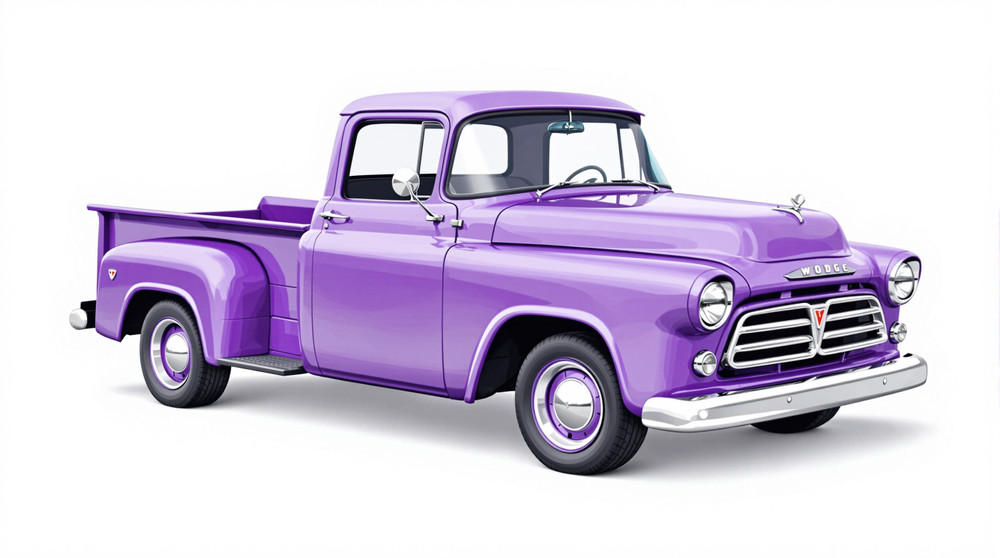 1957 Dodge W300 Pickup Catalog and Classic Car Guide, Ratings and Features