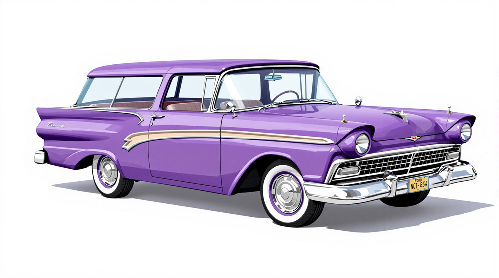 1957 Ford Ranch Wagon Catalog and Classic Car Guide, Ratings and Features