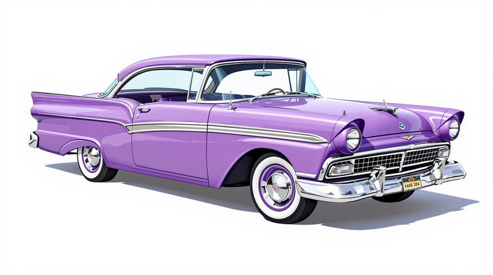 1957 Ford Victoria Catalog and Classic Car Guide, Ratings and Features