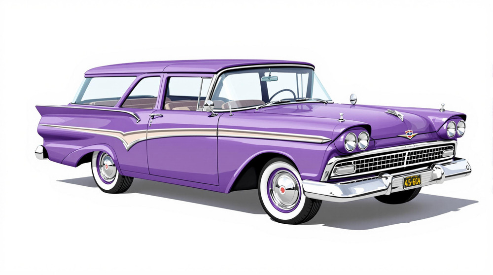 1958 Ford Del Rio Wagon Catalog and Classic Car Guide, Ratings and Features