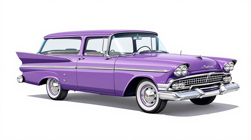 1958 Plymouth Suburban Catalog and Classic Car Guide, Ratings and Features