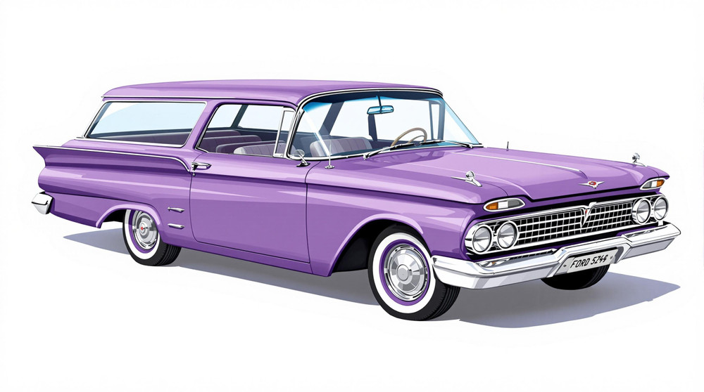 1960 Ford Ranch Wagon Catalog and Classic Car Guide, Ratings and Features