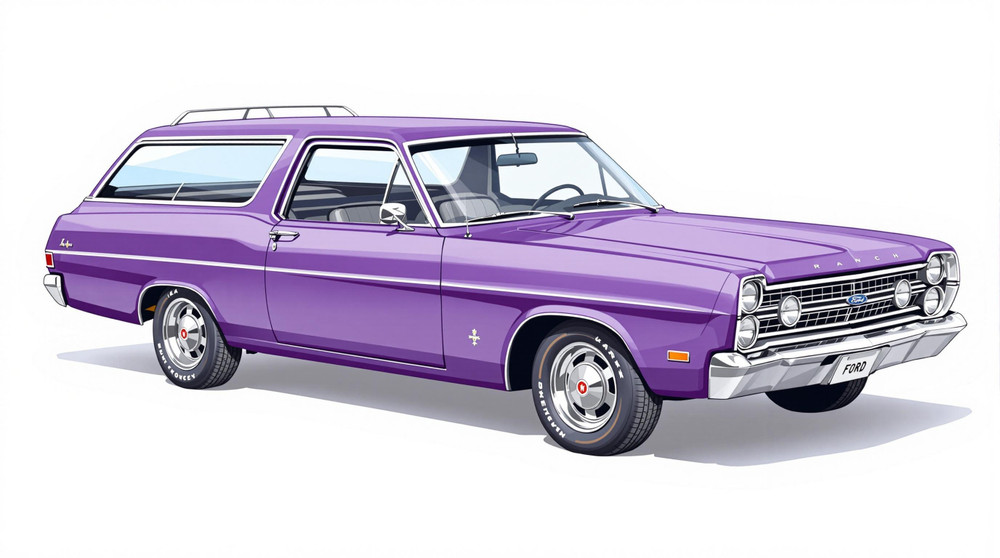 1972 Ford Ranch Wagon Catalog and Classic Car Guide, Ratings and Features