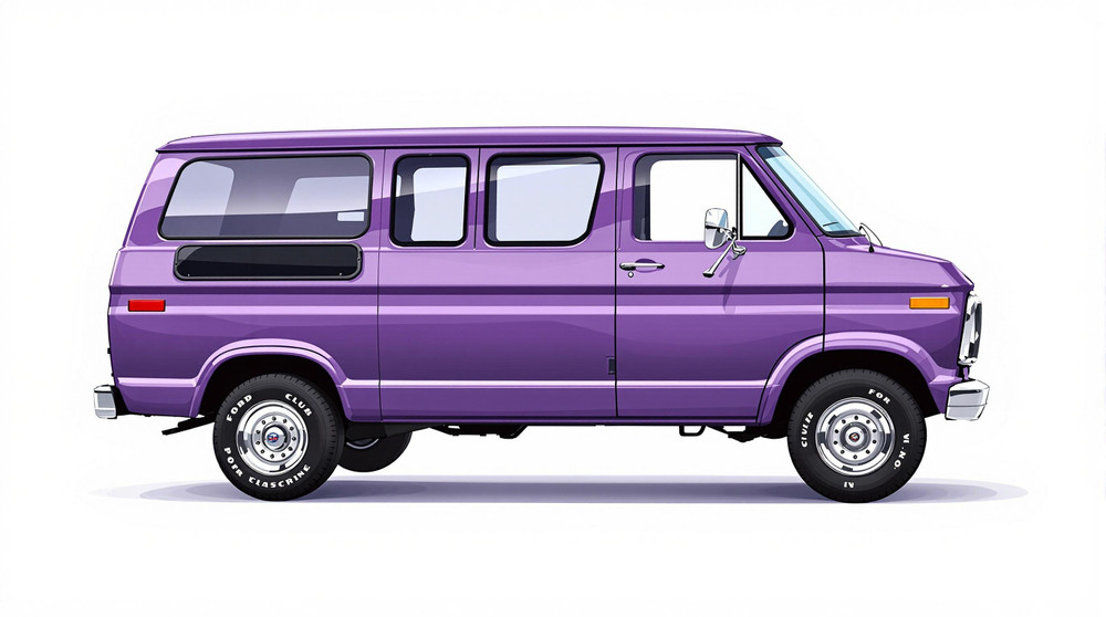 1977 Ford E-100 Econoline Club Wagon Catalog and Classic Car Guide, Ratings and Features