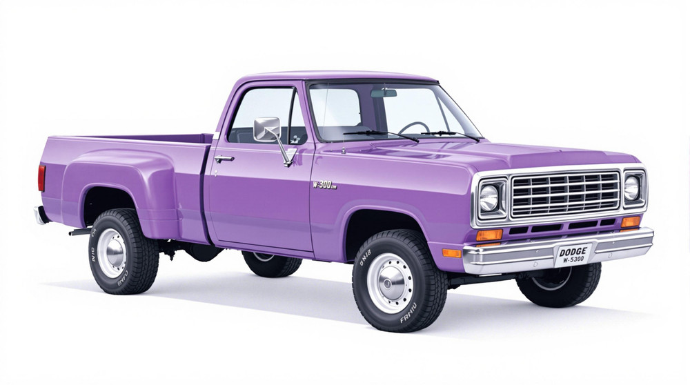 1978 Dodge W300 Catalog and Classic Car Guide, Ratings and Features