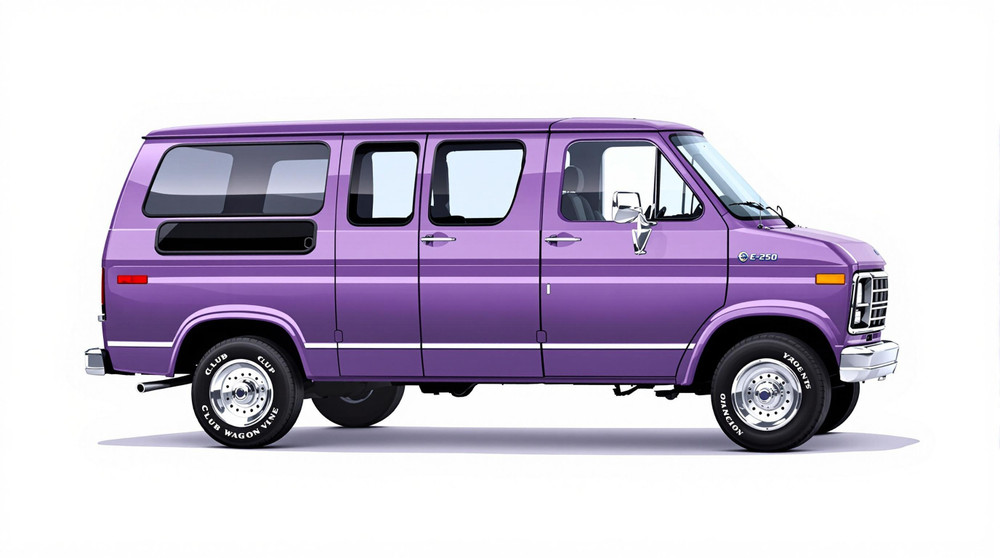 1981 Ford E-250 Econoline Club Wagon Catalog and Classic Car Guide, Ratings and Features