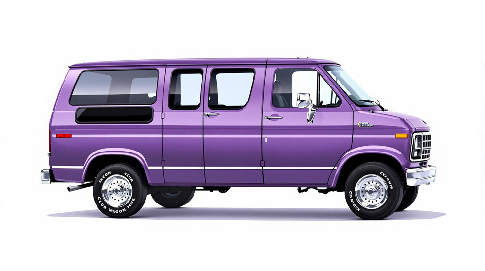 1983 Ford E-250 Econoline Club Wagon Catalog and Classic Car Guide, Ratings and Features