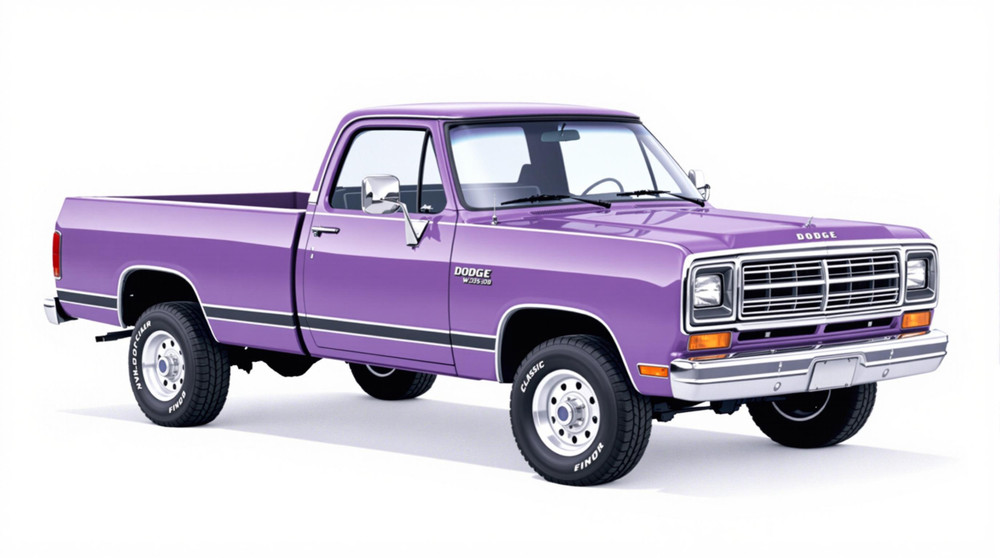 1986 Dodge W250 Catalog and Classic Car Guide, Ratings and Features