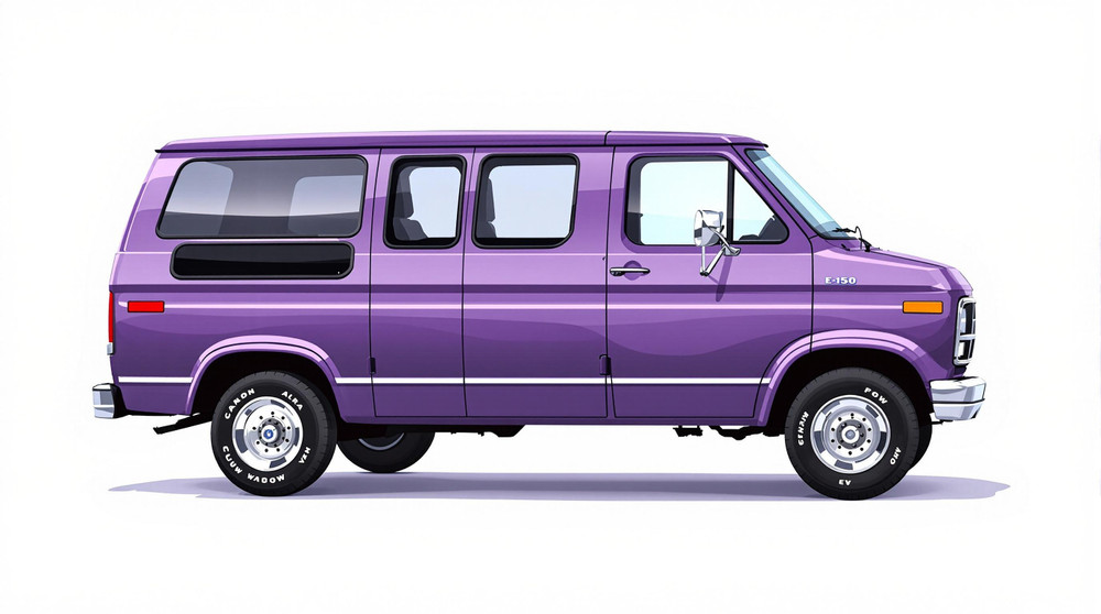 1986 Ford E-150 Econoline Club Wagon Catalog and Classic Car Guide, Ratings and Features