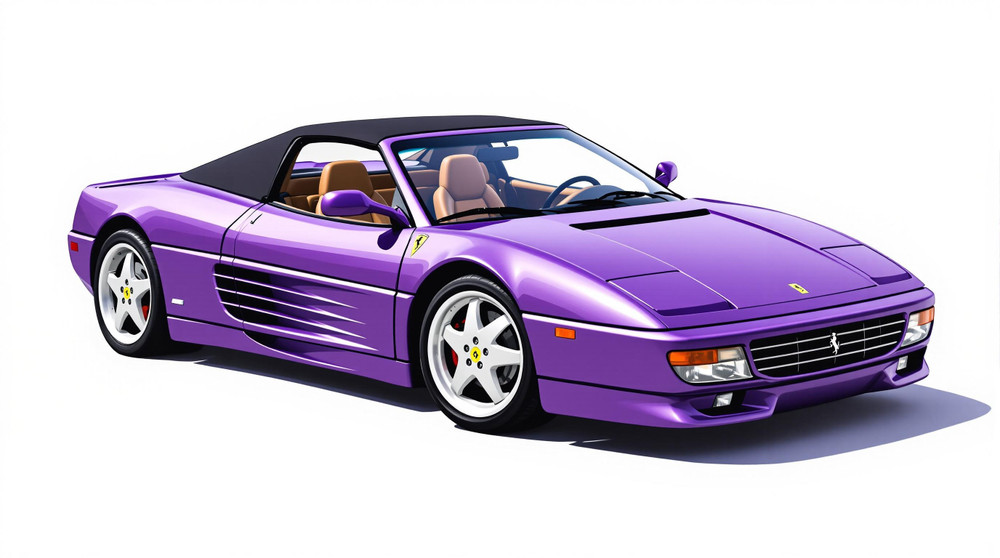 1994 Ferrari 348 Spider Catalog and Classic Car Guide, Ratings and Features