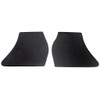 Gravel Shields.  Molded flat without metal backing plates  -FS 34