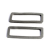 Back-up Light Lens Gaskets.  Made of gray sponge.  Pair-LG 2000-103