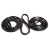 Front Molded Door Seals with Clips.  For 4-Door Sedan-LM 20-P