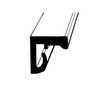 Convertible Top Rail Seal  -LP 110-C