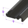 Roof Rail Seal.  Sold by the foot  -LP 110-MI
