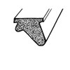 Sold By The Foot - Roof Rail Seal-LP 120-C