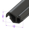 Roof Rail Seal.  Sold by the foot  -LP 120-L
