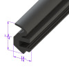 Sold By The Foot - Windshield, Rear Window and Quarter Window Seal-LP 30-F