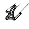 Sold By The Foot - Door Side Seal, Without Clips (for seal with clips-LP 40-F