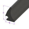Sold By The Foot - Swing-Out Windshield Seal-LP 97-D