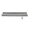 Window sweeper kit. Fits 69-70 Mustang Fastback 4 Piece Kit-WC 6900-20