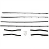 Window Sweeper Kit Fits 1964 1/2-1965 Ford Mustang Early Coupe/Convertible 8pc-WC 6900-10