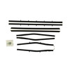 Window Sweeper Kit Fits 1966-67 Cutlass 2 Door Hardtop. 8 Piece.-WC 7300-16