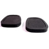 Clutch and Brake Pedal Pads.  3" wide X 4-1/8" long.  Pair-CB 52