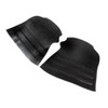 Gravel Shields.  Molded flat without metal backing plates-FS 48