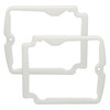 Tail-light Lens Gaskets.  Made of white sponge.  Pair-LG 2003-100