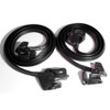 Door seal. With properly-spaced clips and molded ends-LM 12-A