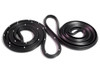 Rear Molded Door Seals.  For 4-door Sedan.  Pair R&L-LM 21-H/R