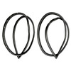 Rear door seals. Fits '66-'70 Mopar B-body 4-door sedan-LM 23-Q