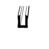 Sold By The Foot - Glass Setting "U" Channel-LP 108-A