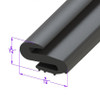 Sold By The Foot - Windshield Pinchweld Seal for some models w/chrome garnish-LP 106