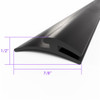 Sold By The Foot - Rear Bumper to Body Seal. 1" wide-LP 109-D/FT