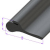 Sold By The Foot - Top Bow to Header Seal. Each car uses five feet-LP 110-G