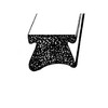 Roof Rail Seal.  Used above side windows.  Sold by the foot-LP 110-L