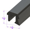 Roof Rail Seal, Rear.  For 2-door hardtops-LP 110-MB