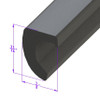 Door Side Seal.  Fits around top and sides-LP 112-C