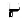 Roof Rail Seal, for Convertibles.  Fits in metal retainer-LP 12-C